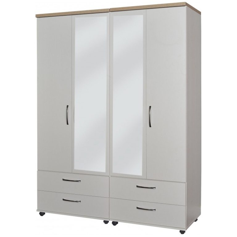 4 door 4 drawer mirrored wardrobe 23329 p 800x800 1