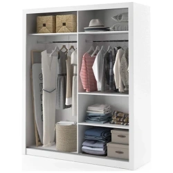 Daytona White 180cm Sliding Wardrobe