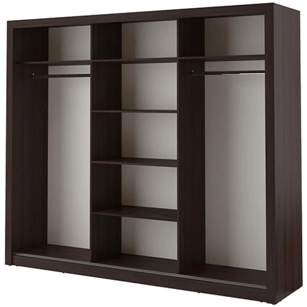 Florida Black 250cm Sliding Wardrobe