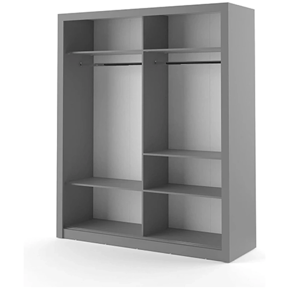 Daytona Grey 180cm Sliding Wardrobe