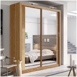 Daytona Shetland Oak 180cm Sliding Wardrobe