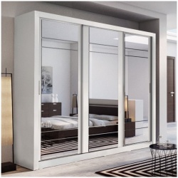 Florida White 250cm Sliding Wardrobe