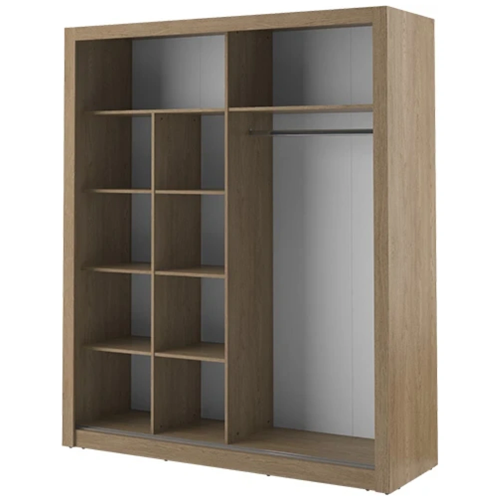 Alabama Shetland Oak 203cm Sliding Wardrobe