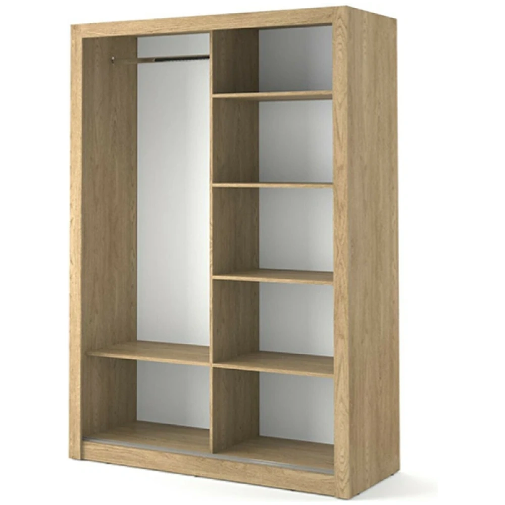 Alaska Shetland Oak 150cm Sliding Wardrobe