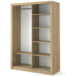 Alaska Shetland Oak 150cm Sliding Wardrobe