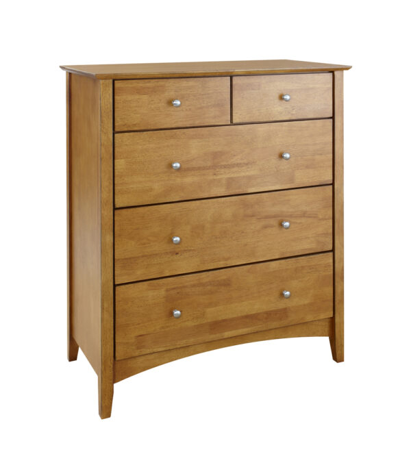 Buckingham Solid Wood 5 Drawer Chest Drawer