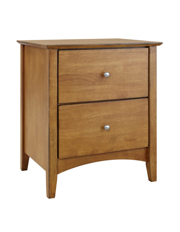 Buckingham Solid Wood 2 Drawer Bedside Drawer