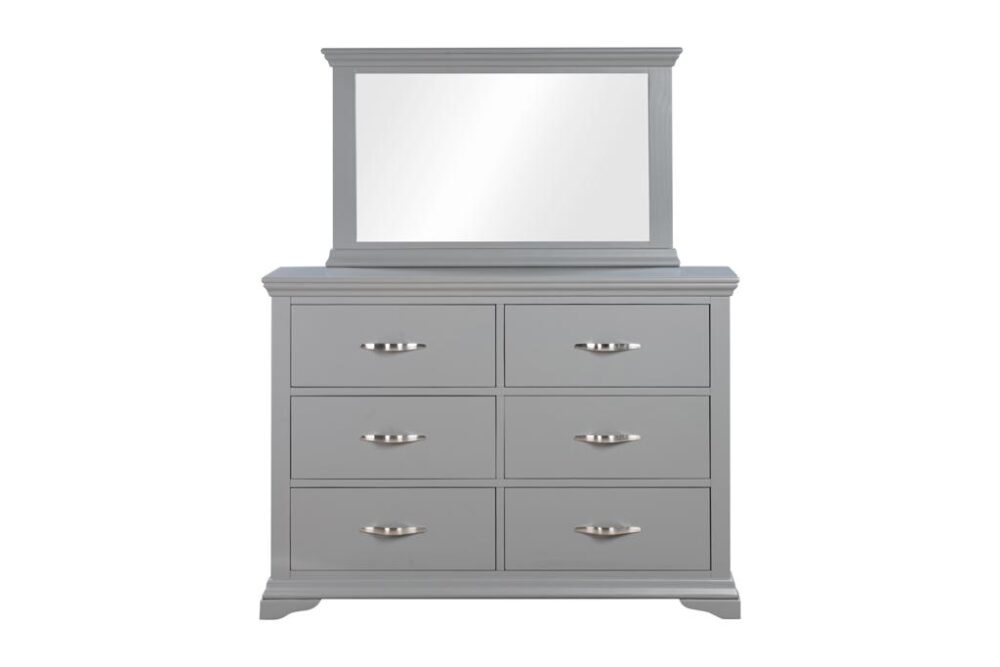 Lipari Grey 6 Drawer Chest Grey