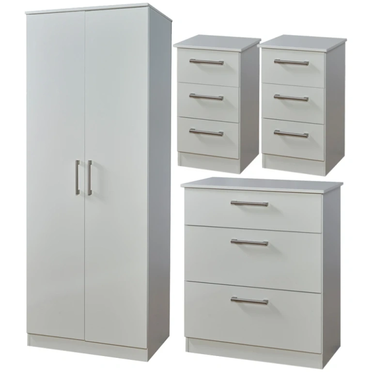 10 4 Piece Set White Matt 800x800 1