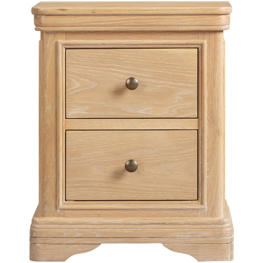 Alberta 2 Drawer Bedside