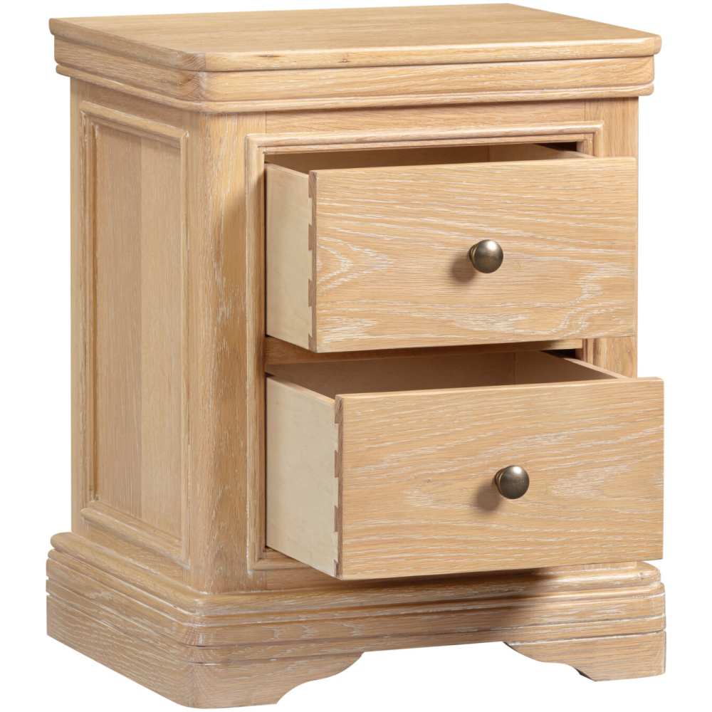 Alberta 2 Drawer Bedside