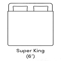 6ft SuperKing - 180cm x 200cm