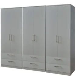 Destiny 6 Door 6 Drawer Wardrobe - Image 3