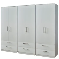 Destiny 6 Door 6 Drawer Wardrobe - Image 2