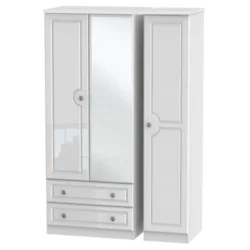 Liberty 3 Door 2 Drawer Mirrored Wardrobe